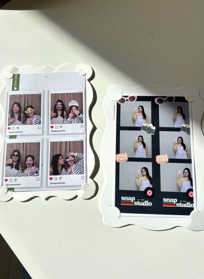 Snap studio photo strips and frames